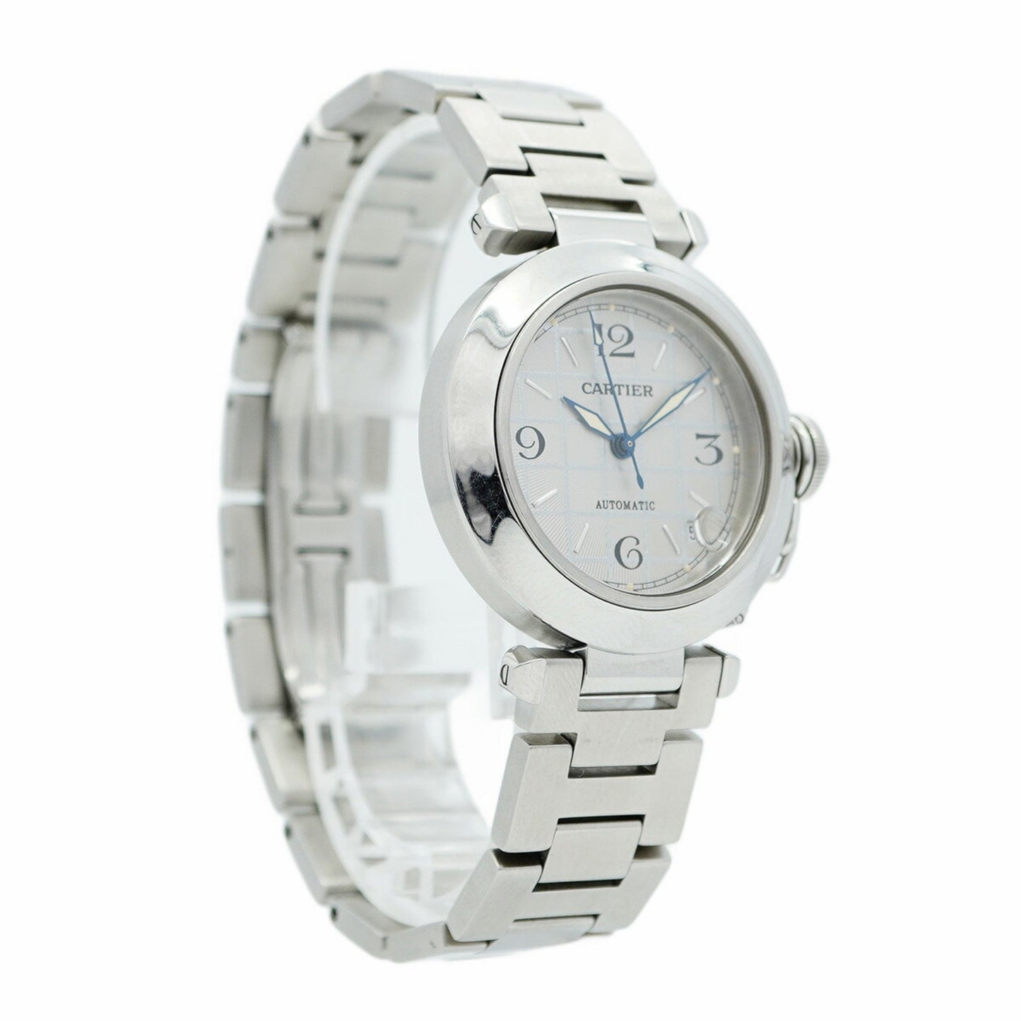 Cartier Pasha C W31023M7 Silver Dial