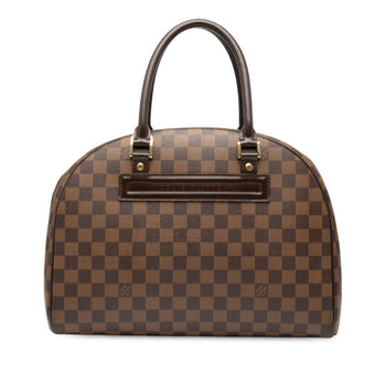 Louis Vuitton Damier Nolita Handbag N41455 Brown Leather