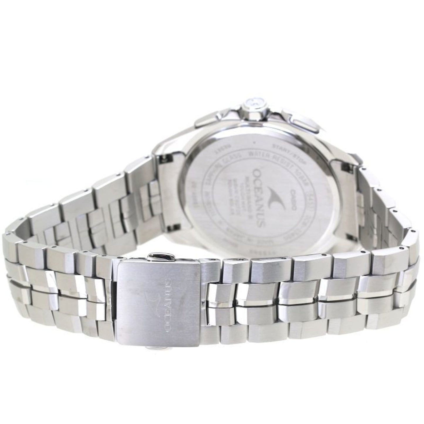 Casio Casio Oceanus Manta Ocw-S3400-1Ajf Day Date Solar Radio Titanium