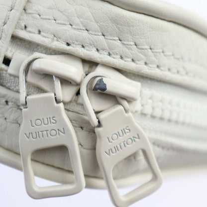 Louis Vuitton Utility Side Bag Monogram Shoulder M53297 Taurillon Leather Off-White Body Pouch