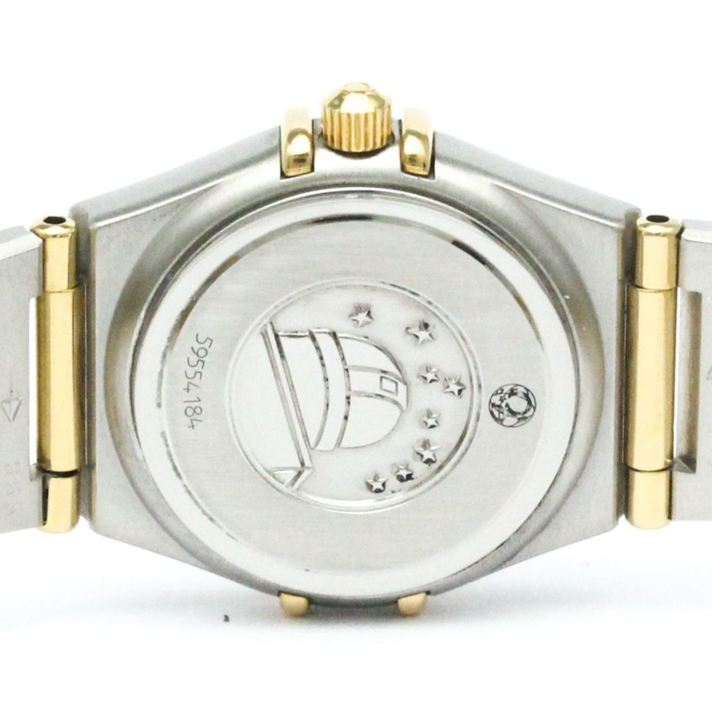 Omega Constellation Diamond 18K Gold Steel Watch