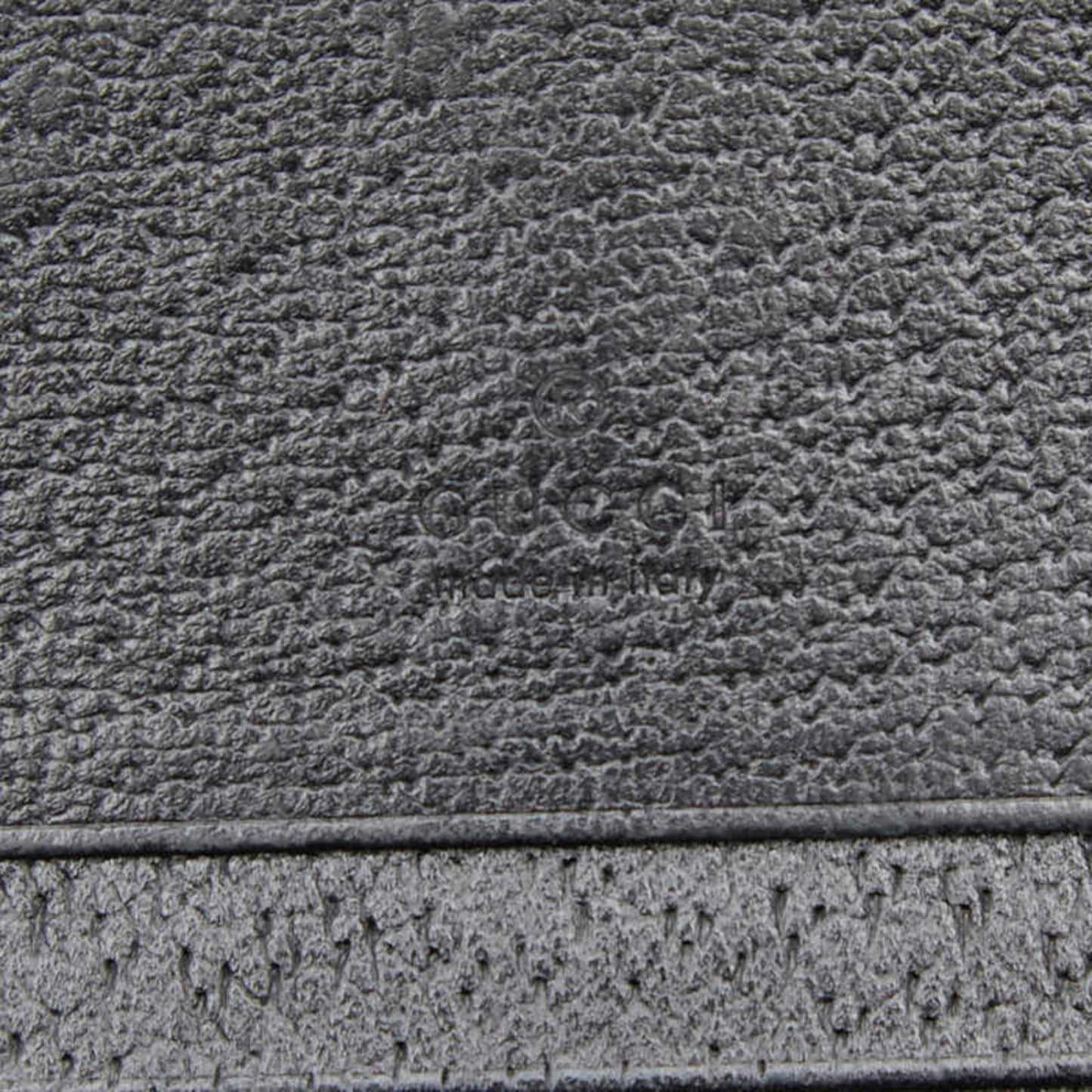 Gucci Jackie 1961 Bifold Compact Wallet 645536 Black Denim Leather