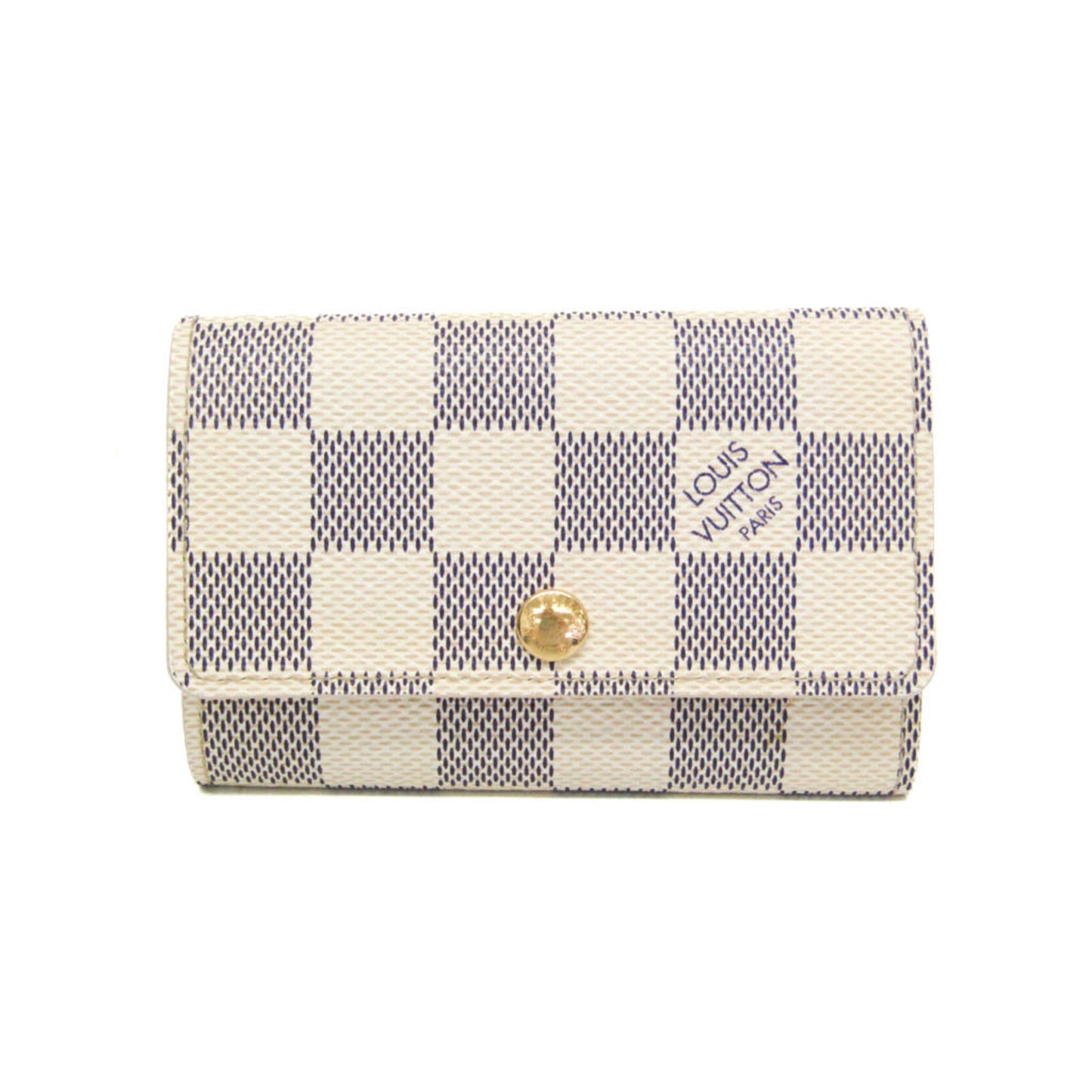 Louis Vuitton Damier Azur 6 Key Holder N61745 Men