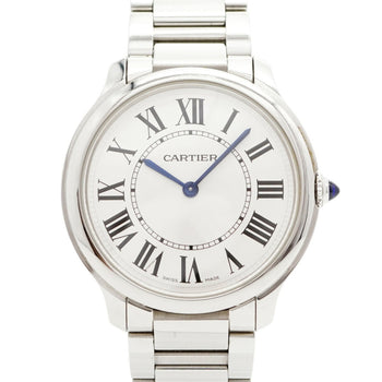 Cartier Ronde Must Wsrn0034 Silver Dial Boys' Watch