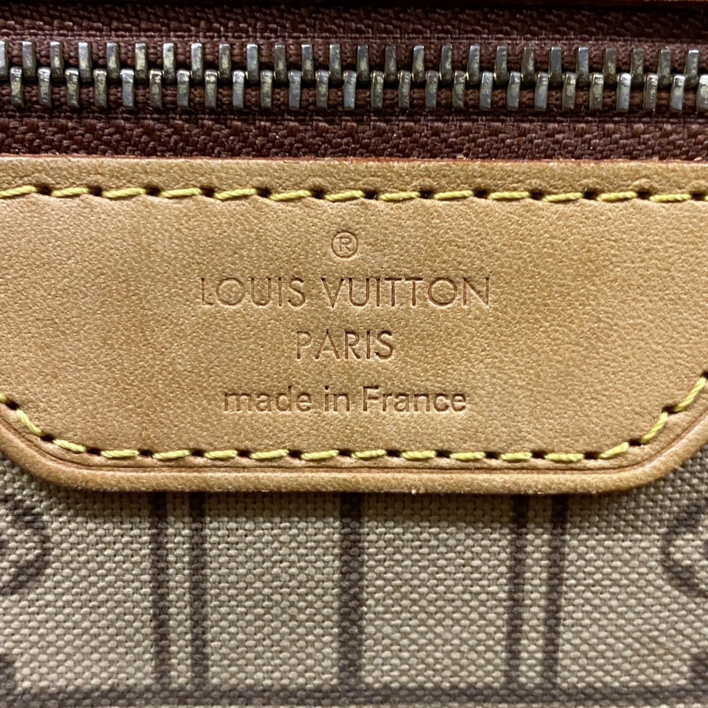 Louis Vuitton Monogram Neverfull Mm Tote Bag M40156 Brown