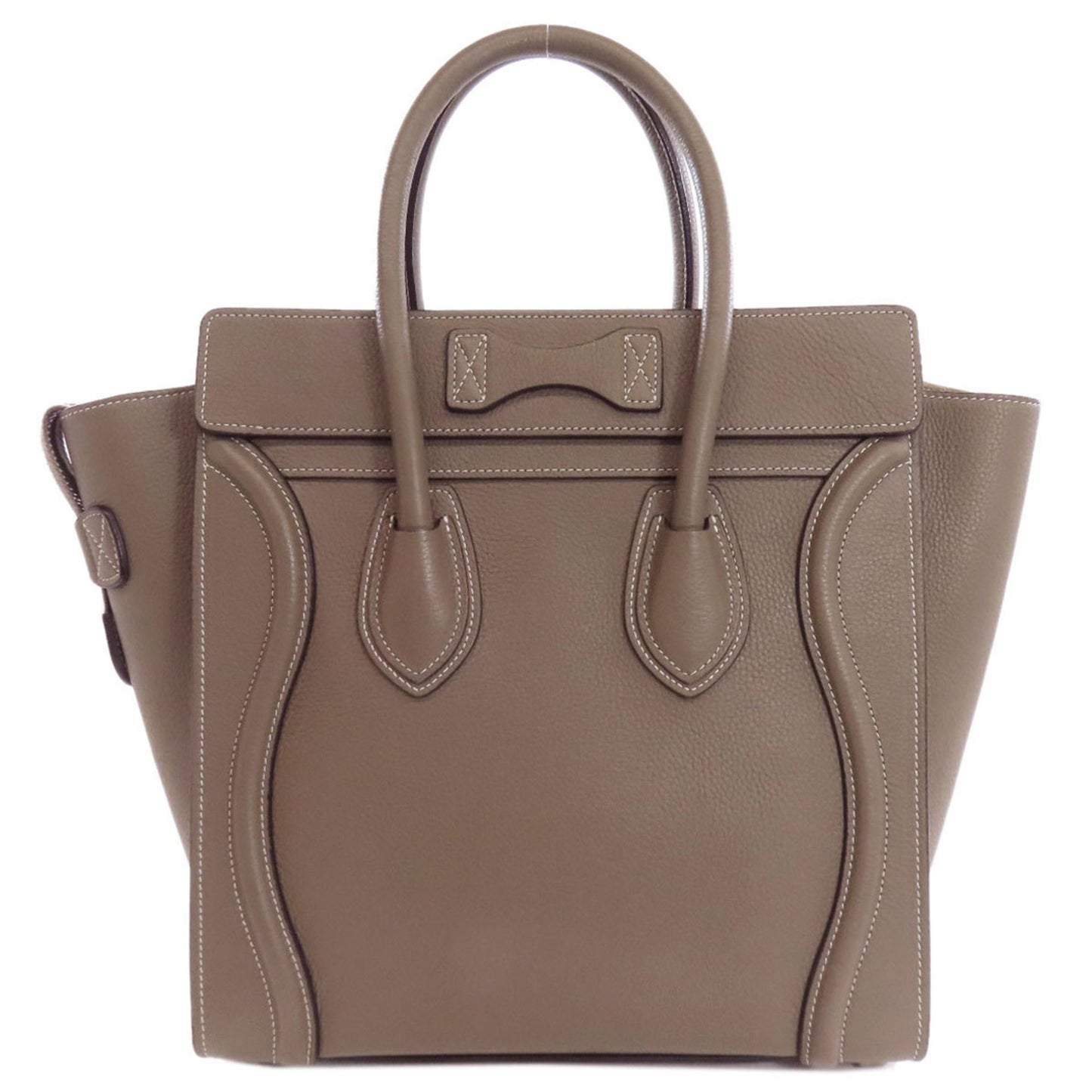 Celine Luggage Micro Tote Bag In Calfskin