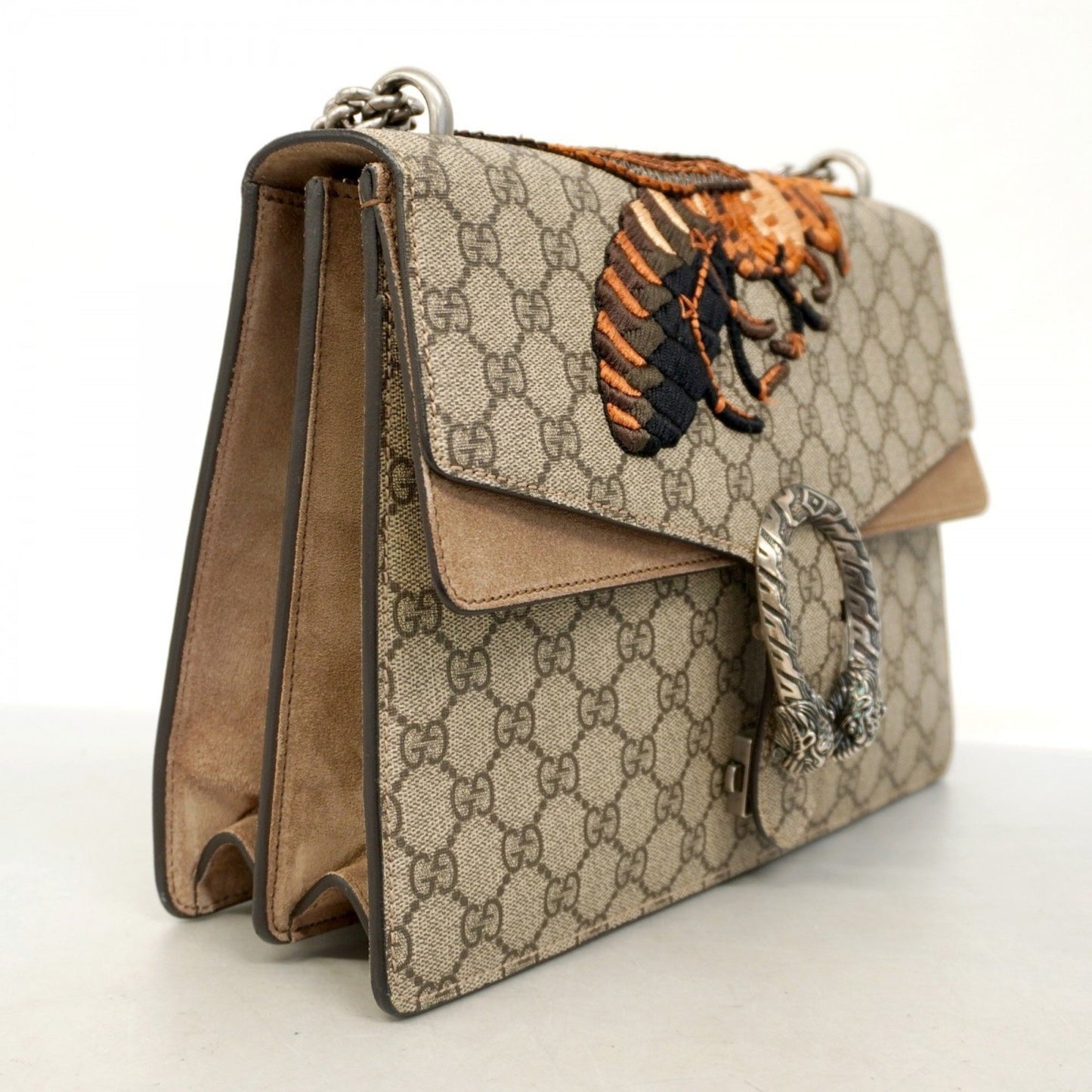 Gucci Gg Supreme Dionysus Shoulder Bag 400235 Brown