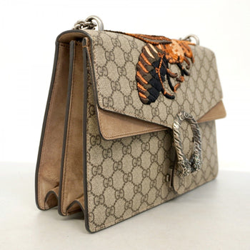 Gucci Gg Supreme Dionysus Shoulder Bag 400235 Brown