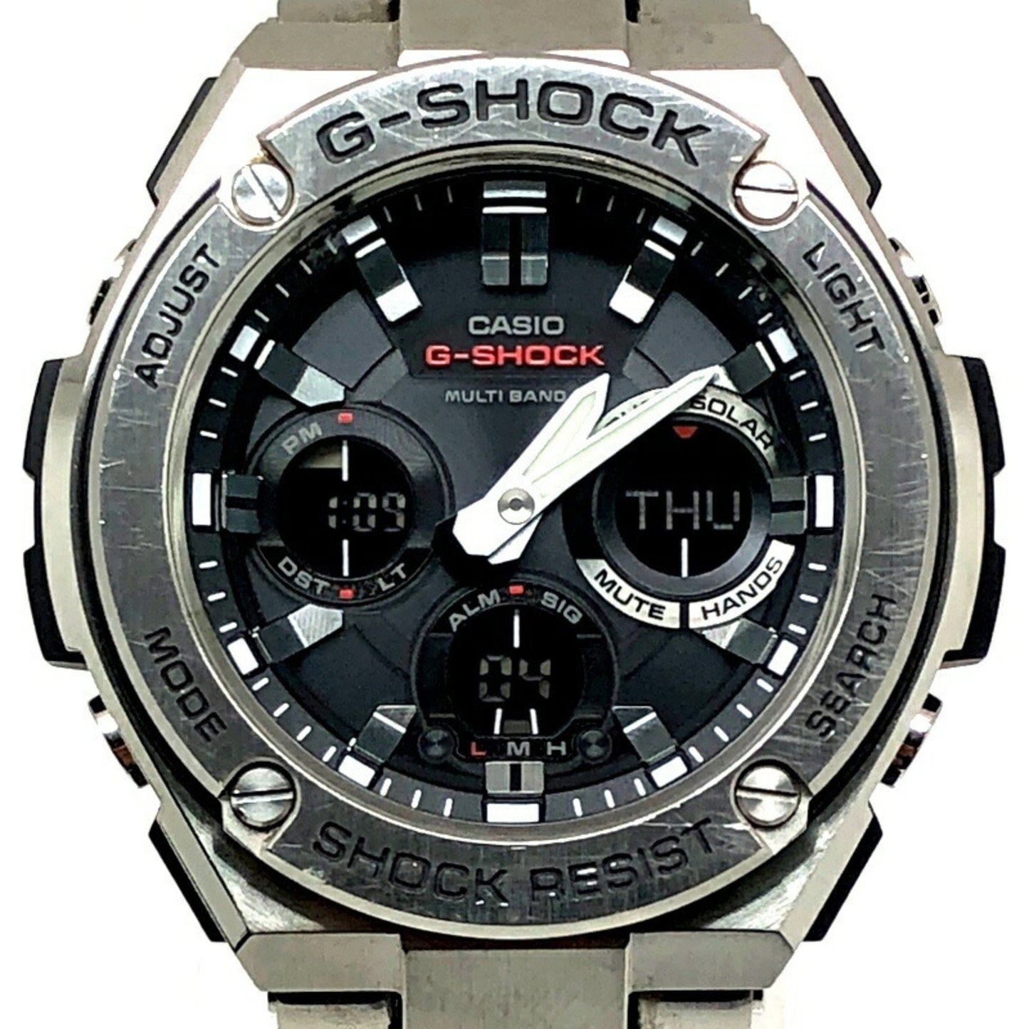 G-Shock Casio Gst-W110D-1A G-Steel Watch With Radio-Controlled Solar-Powered Movement