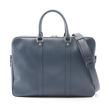 Louis Vuitton Porte-Document Voyage Pm Business Bag In Taiga Leather