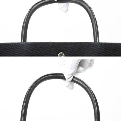 Saint Laurent Saint Laurent Rive Gauche Tote Bag 632539 Canvas Black S-157033