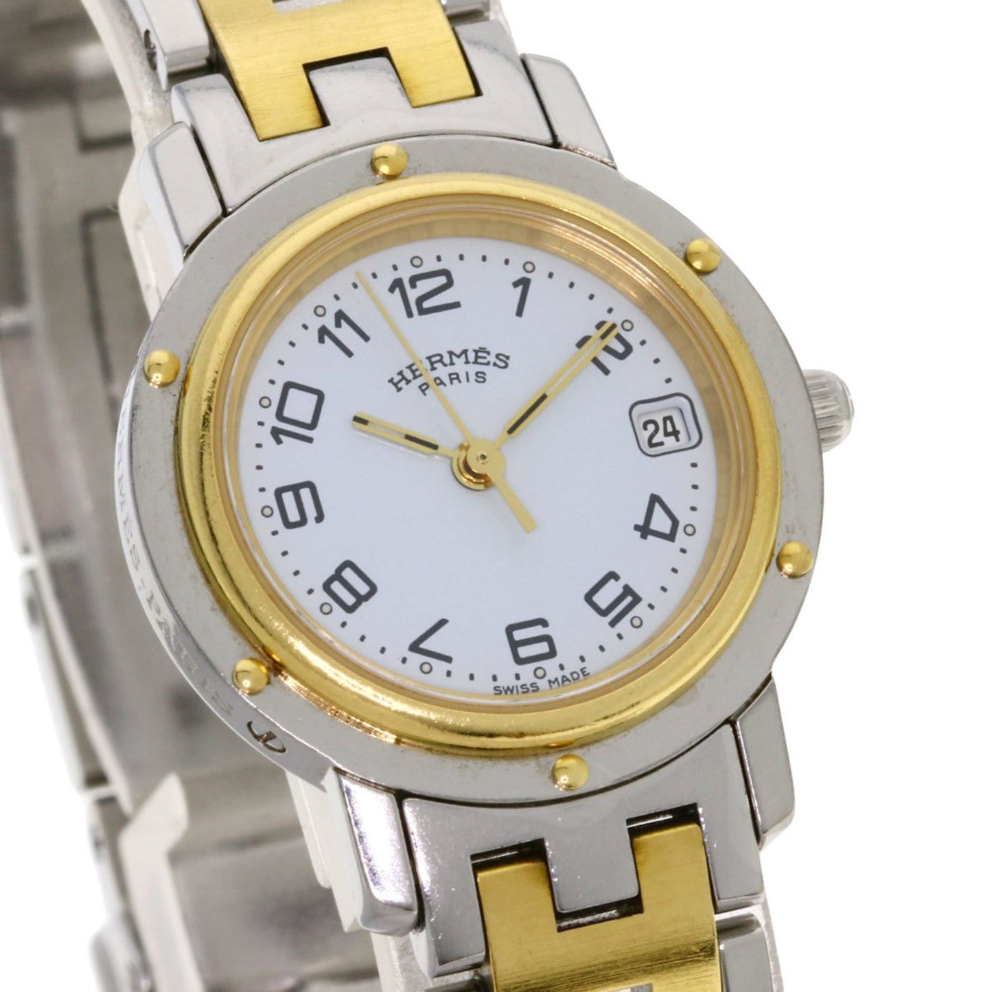 Herms Cl4.220 Clipper Watch In Stainless Steel/Ssxgp