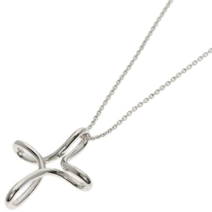 Tiffany & Co. Infinity Cross Necklace Silver