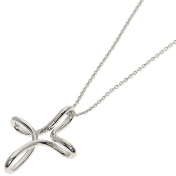 Tiffany & Co. Infinity Cross Necklace Silver