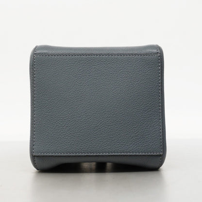 Fendi Origami Leather Shoulder Bag In Gray