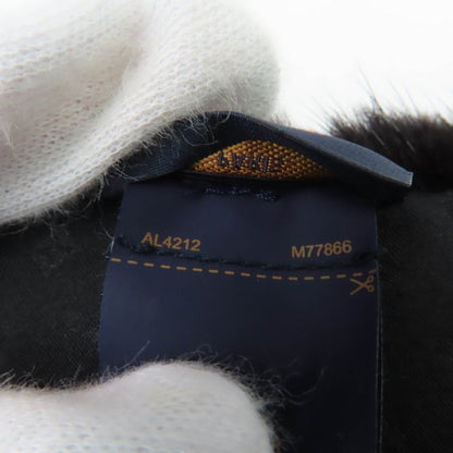 Louis Vuitton 2022 Louis Vuitton Echarpe Gaugram Mink Fur Shawl With Lv Logo