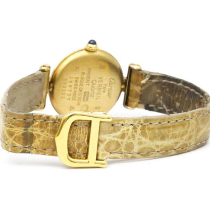 Cartier Must Colisee Vermeil Gold Plated Quartz