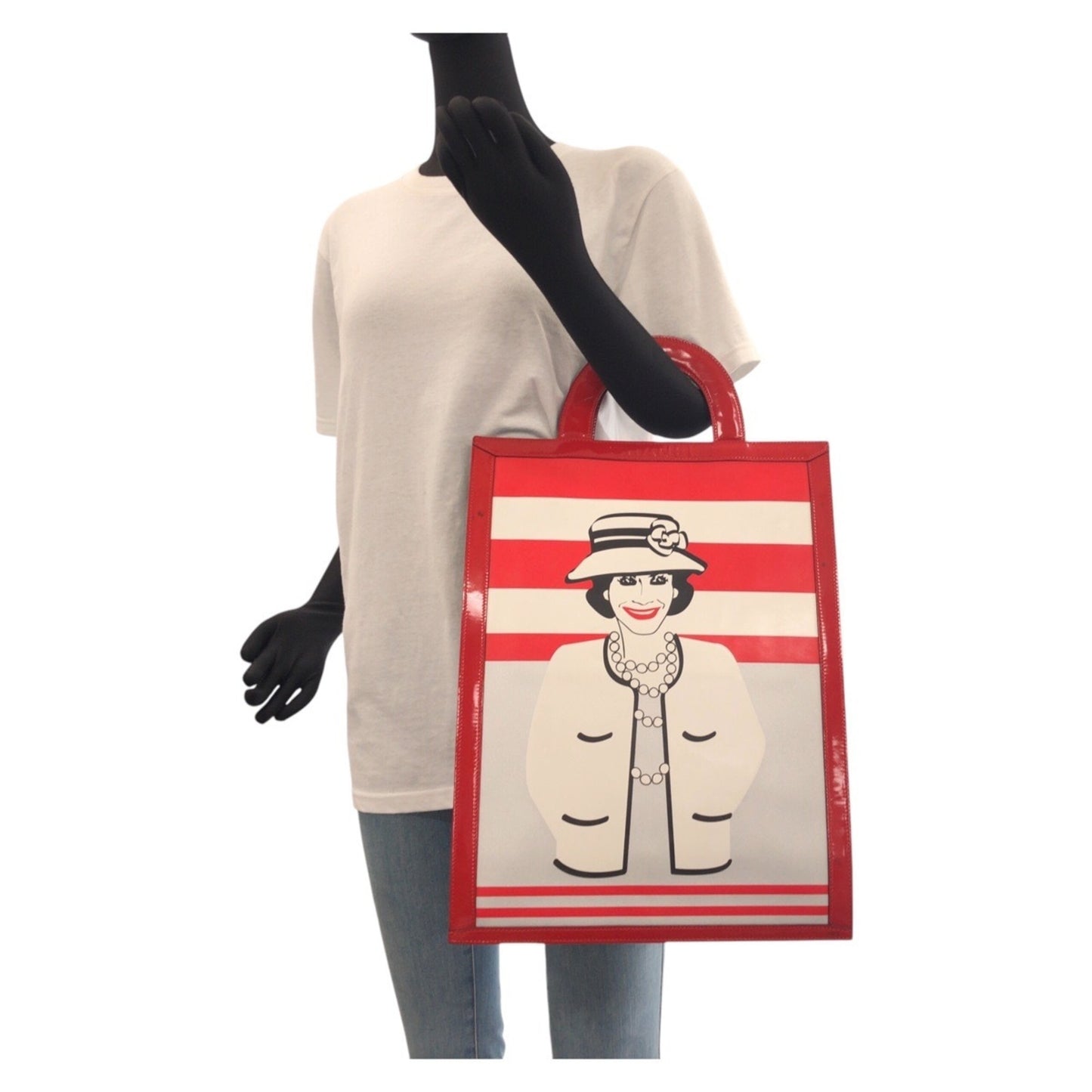 Chanel Vintage Chocolate Bar Mademoiselle Coco Chanel Red