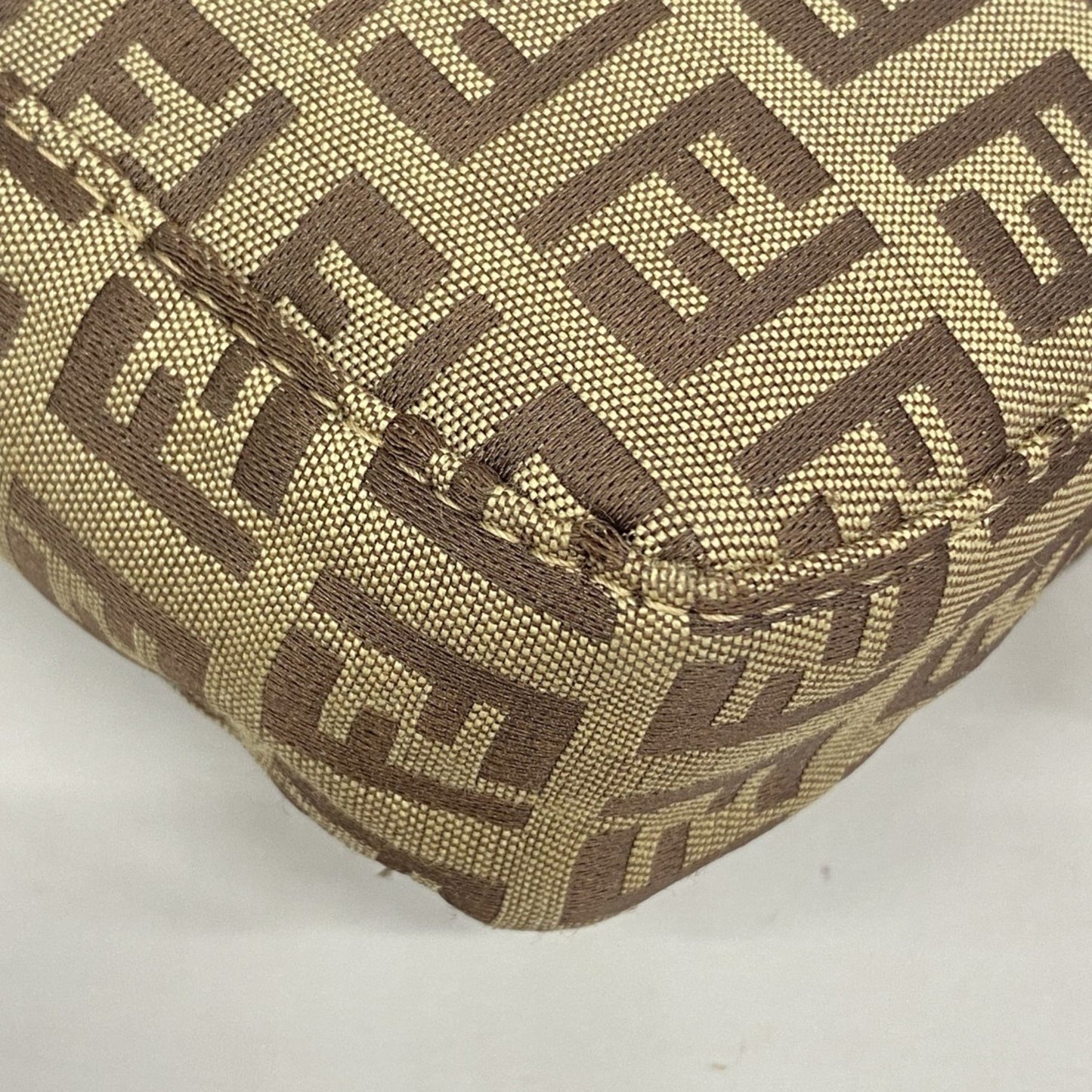 Fendi Zucchino Mamma Bucket Handbag In Nylon Canvas