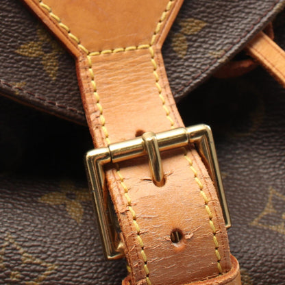 Louis Vuitton Montsouris Gm Backpack Bag Coated Canvas Leather Monogram