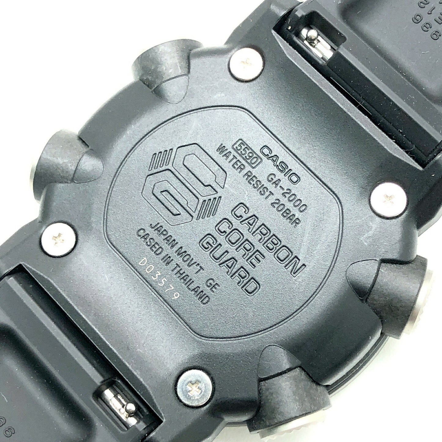 G-Shock Casio Ga-2000S-1A Watch With Carbon Core Guard Structure