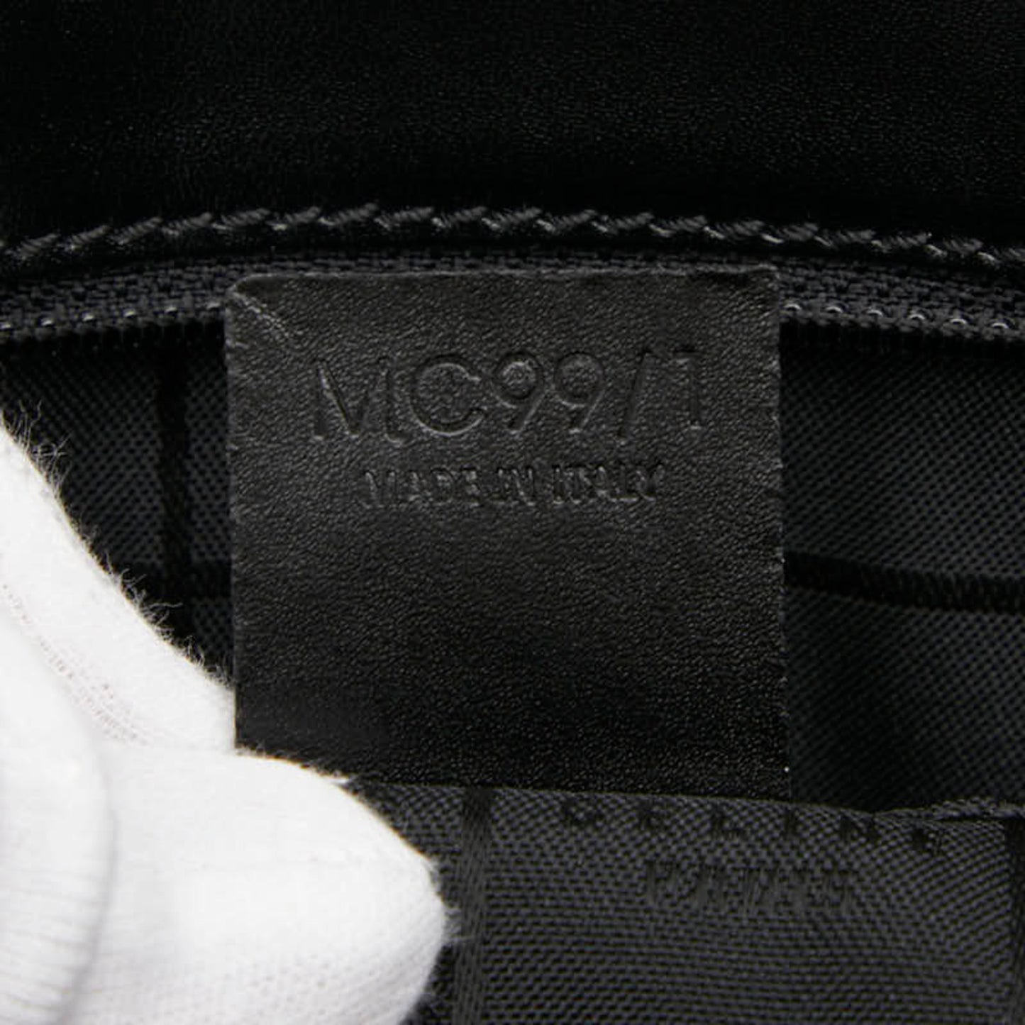 Celine C Macadam Handbag Tote Bag In Black Canvas