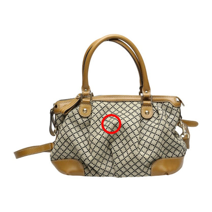 Gucci Tote Bag Shoulder Diamante Canvas 247902 Beige X Brown