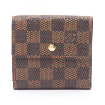 Louis Vuitton Louis Vuitton Portefeuille Elise W Wallet Coated Canvas Leather Damier