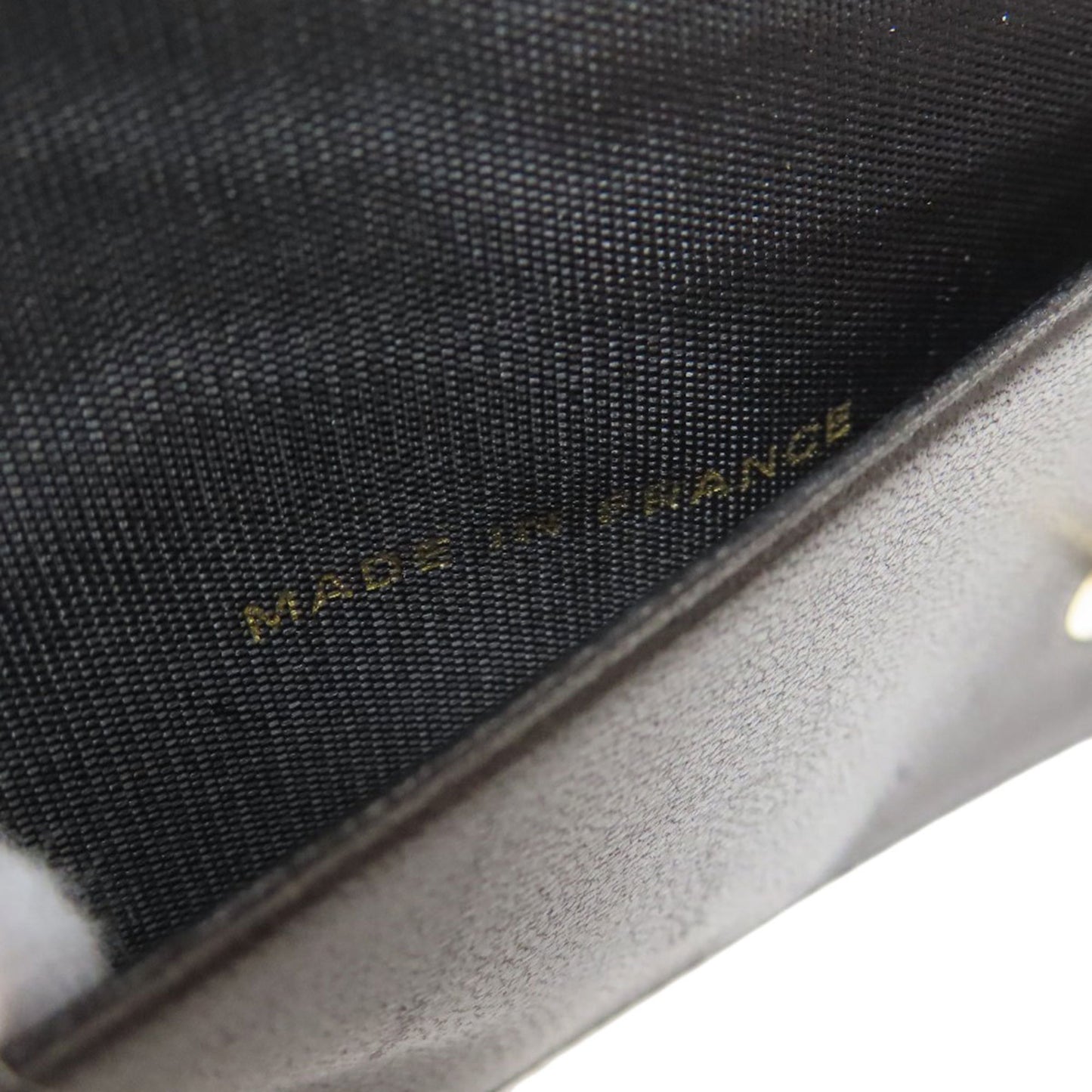 Chanel Coco Mark Gold Hardware Key Case In Grained Calfskin