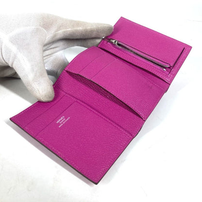 Hermes Bearn Compact Combination Wallet Tri-Fold Chevre