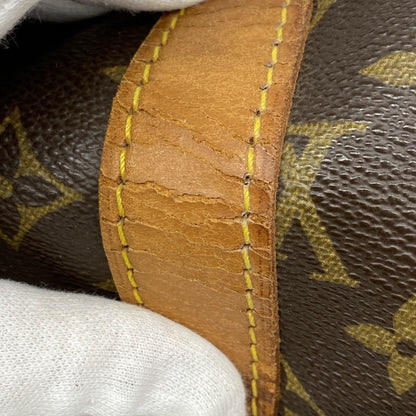 Louis Vuitton Monogram Keepall 55 Boston Bag M41424 Brown