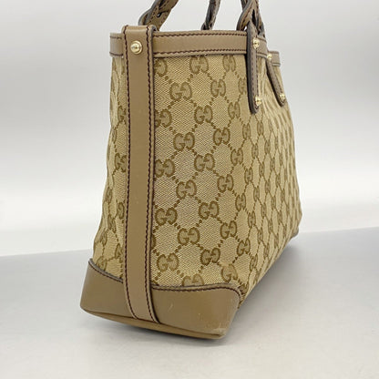 Gucci Gg Canvas Tote Bag 269878 Brown