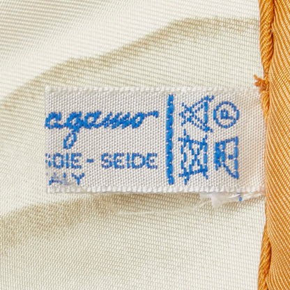 Salvatore Ferragamo Animal Giraffe Leopard Scarf