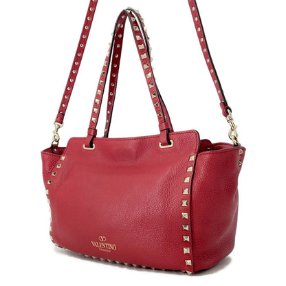 Valentino Garavani Rockstud Leather Handbag Nw2B0037Vsf Valentino 2-Way