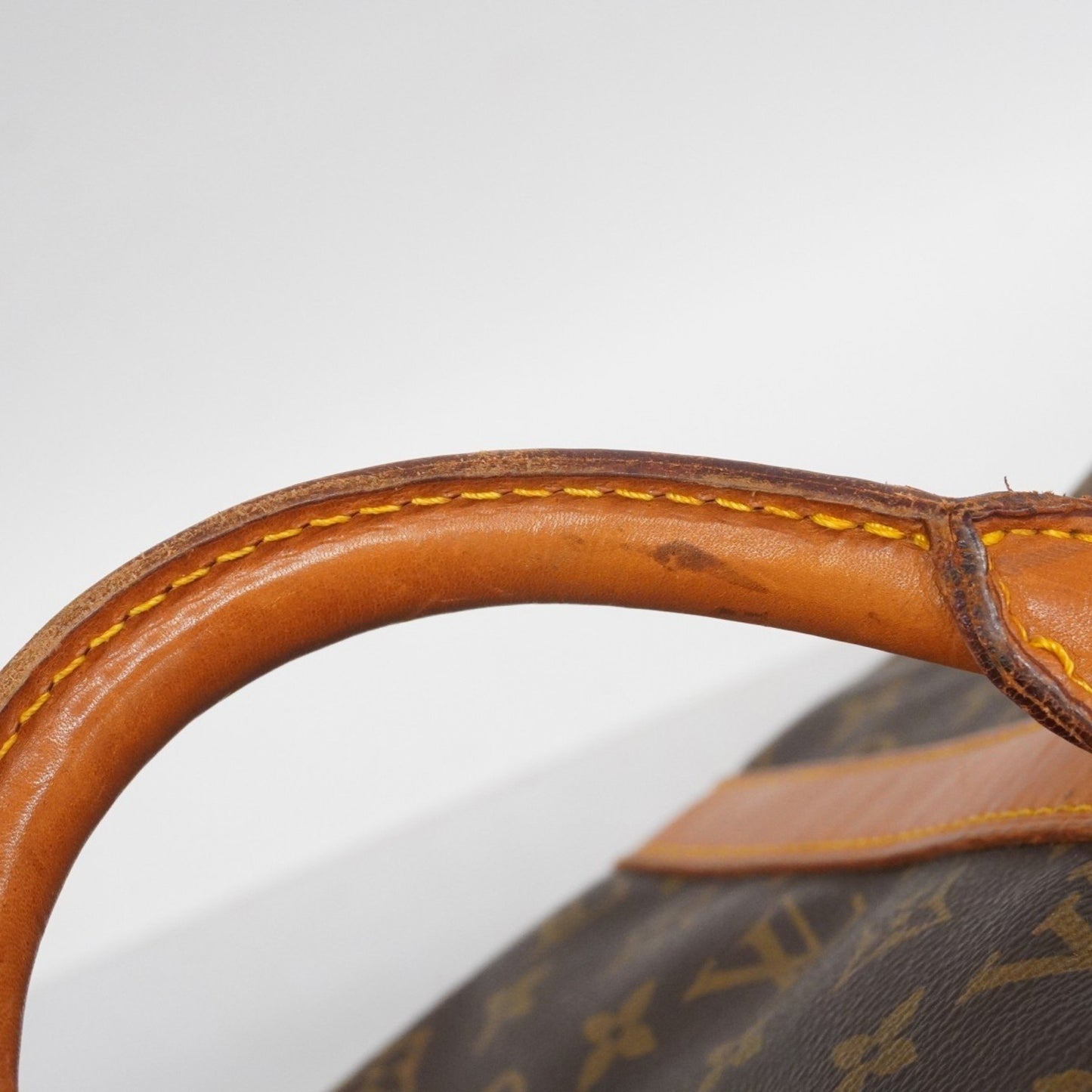 Louis Vuitton Monogram Keepall Bandouliere 50 Boston Bag M41416 Brown