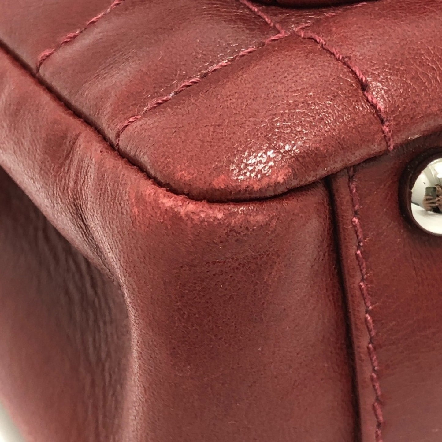 Chanel Chocobar 2.55 Chain Shoulder Bag/Tote Bag In Lambskin