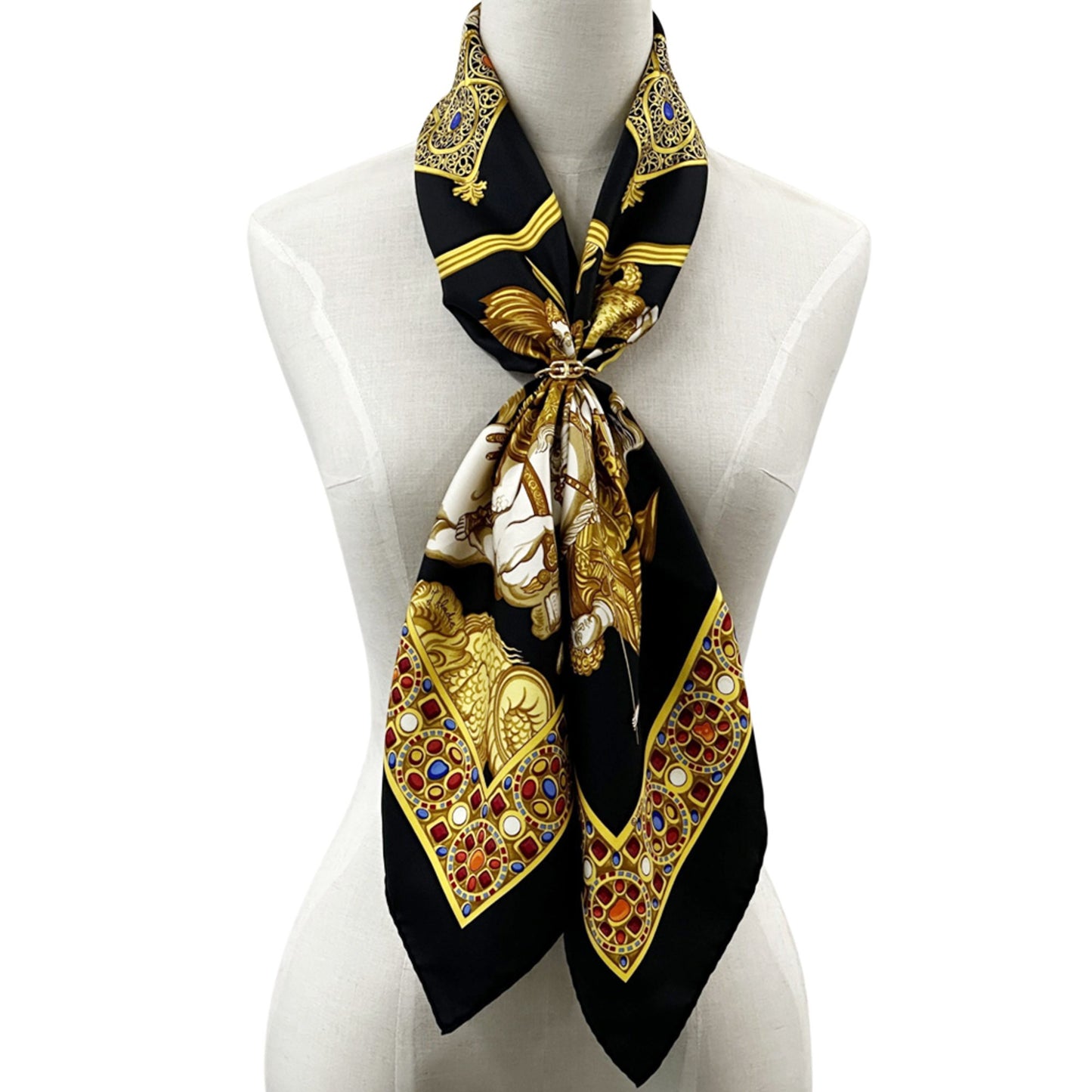Hermes Herms Le Triomphe Du Paladin Scarf/Muffler