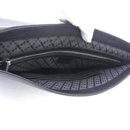 Gucci Portfolio Clutch Bag 387082 Black Leather