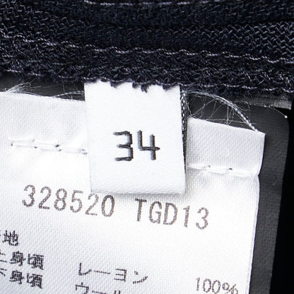 Balenciaga Tunic Size: 34 Black Navy Rayon