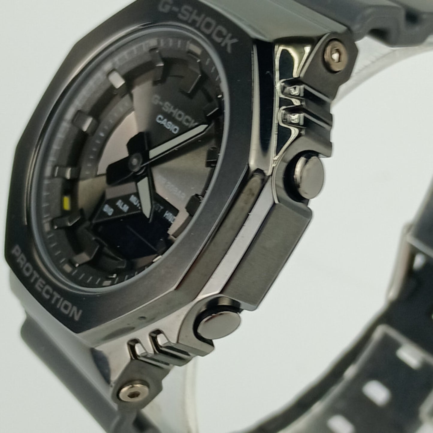 Casio Casio Watch G-Shock G-Shock Gm-S2100B-8Ajf Black Resin Stainless Steel