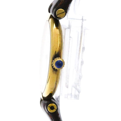 Cartier Must Vendome Gold Plated Quartz