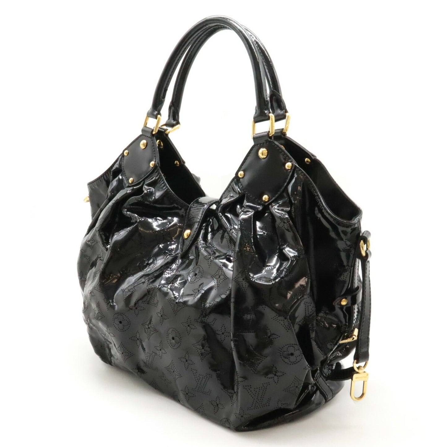Louis Vuitton Louis Vuitton Monogram Mahina Surya L Tote Bag Shoulder Patent Leather Noir Black