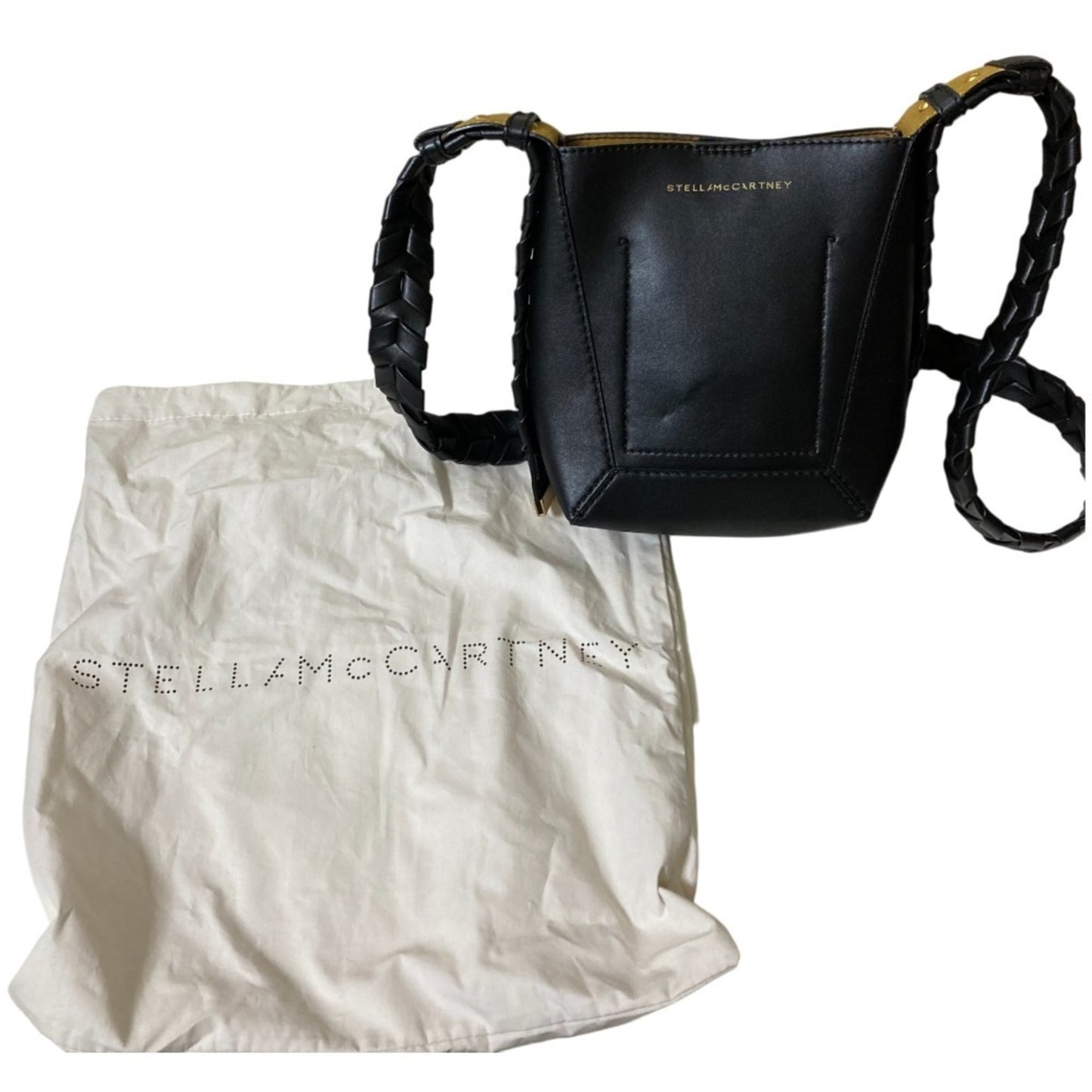 Stella Mccartney Small Hobo Shoulder Bag In Black