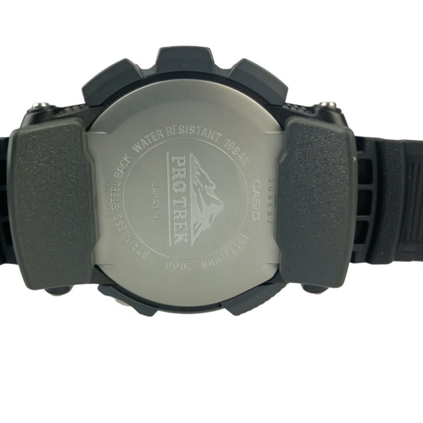 Casio Pro Trek Triple Sensor Prw20001Er Black Rubber