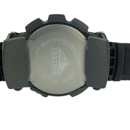 Casio Pro Trek Triple Sensor Prw20001Er Black Rubber