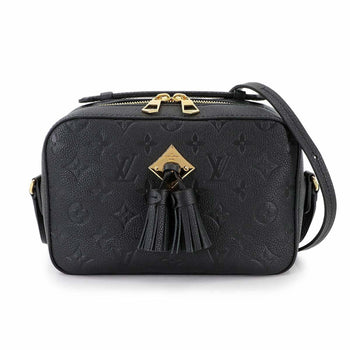 Louis Vuitton Monogram Empreinte Saintonge Shoulder Bag In Leather Noir