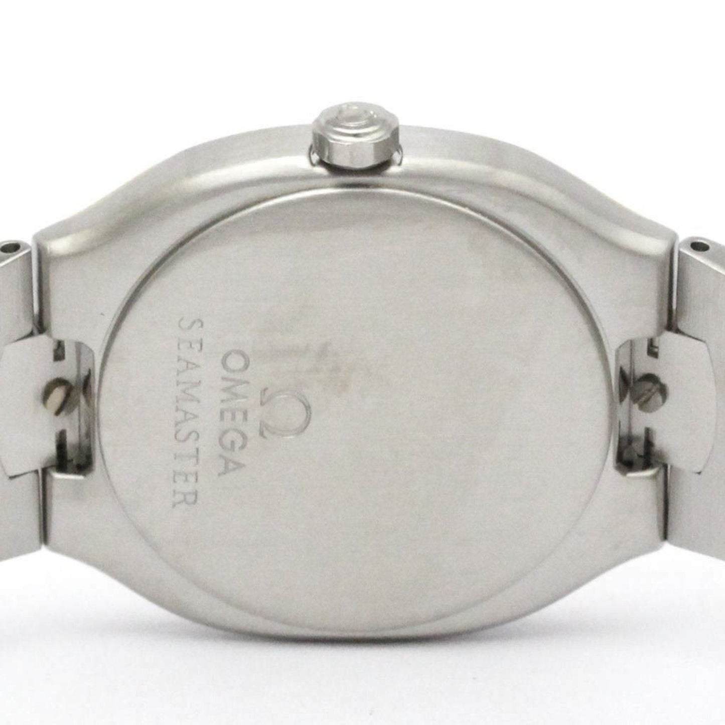 Omega Seamaster Polaris Gmt 18K Gold Steel Watch 396.1122 Polished