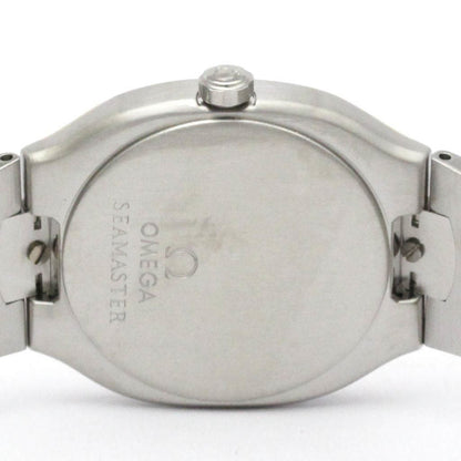 Omega Seamaster Polaris Gmt 18K Gold Steel Watch 396.1122 Polished