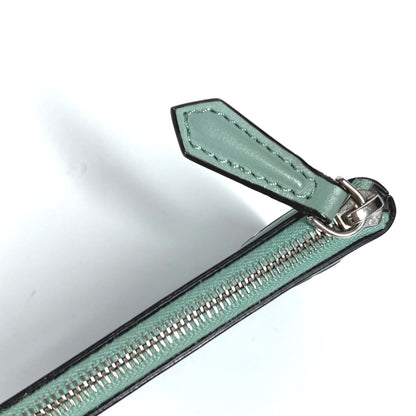 Fendi 8Bs007 Coin Purse Wallet Pouch Green