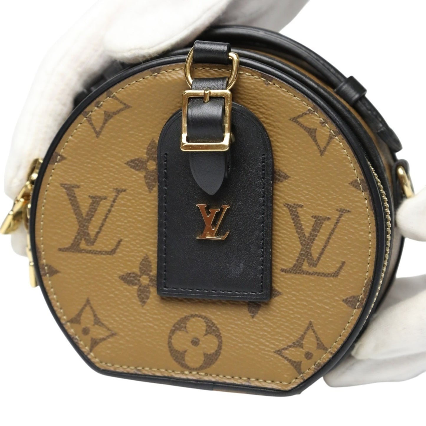Louis Vuitton Monogram Reverse Mini Boite Chapeau Shoulder Bag M68276 Brown